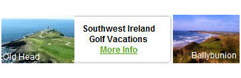 Southwest Ireland Golf Vacations Packages 2012