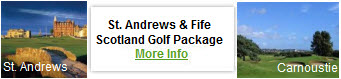 St. Andrews & Fife Scotland Golf Package 